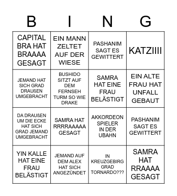 berlinnbingor Bingo Card