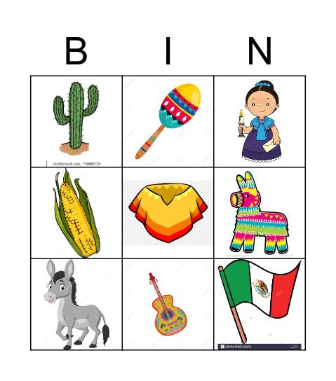 DIA DE LA INDEPENDENCIA Bingo Card