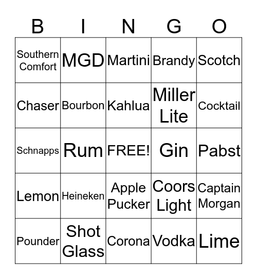 Al's Bingo Card