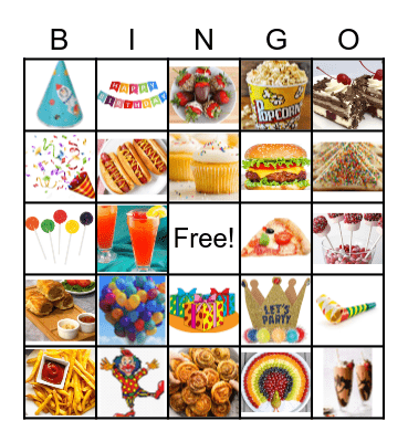 Birthday Bingo with Sharan Bingo Card