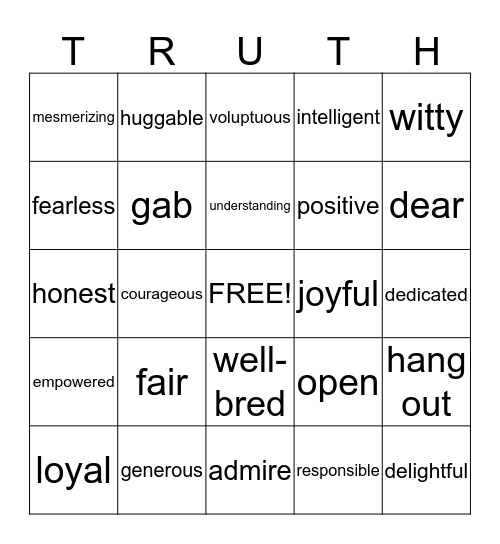 Branching Out Into Divine Spirituality Luncheon Bingo Card