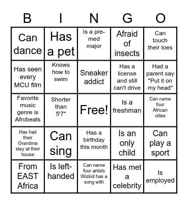 ASO Bingo Card