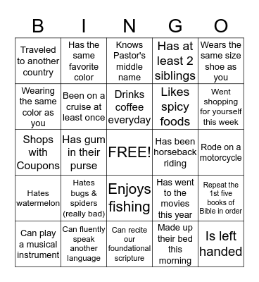 VLCC Victorious Vessels Bingo Card