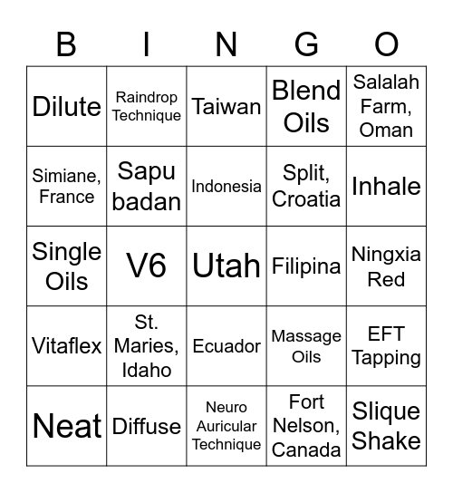 YL Di Hati Mu! Bingo Card