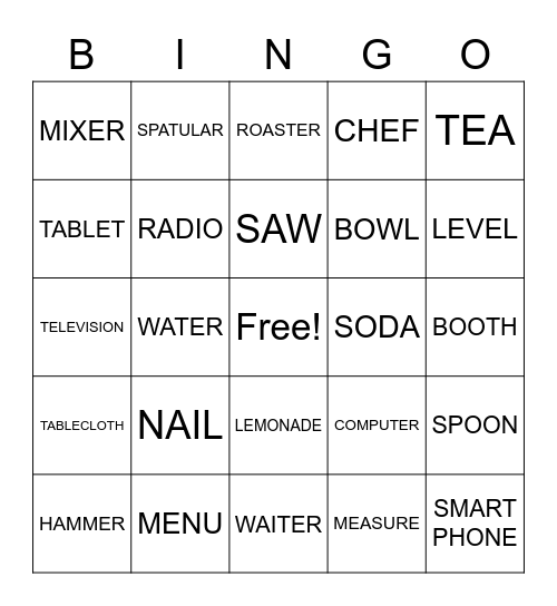 MIXED THEMES Bingo Card