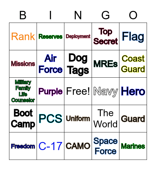 Phantom Forces Bingo Card