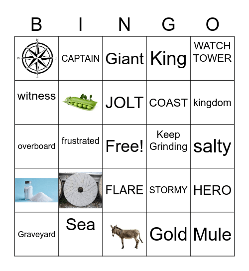 Heroes of Pea Island & Why is the Sea Salty? Bingo Card