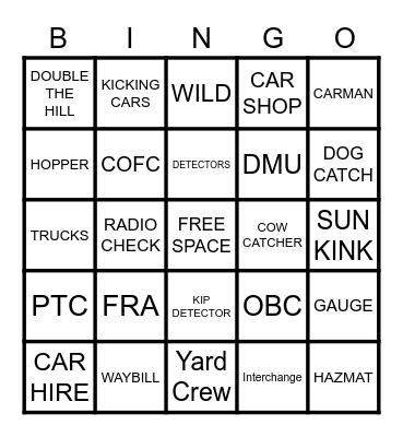 Alaska Railroad BINGO 2021 Bingo Card