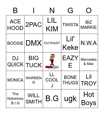 PromoGeeks  Music Bingo Card