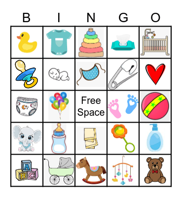 Alison's Baby Sprinkle! Bingo Card
