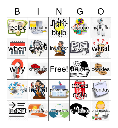 EL P2 HS U1 Vocabulary Bingo Card