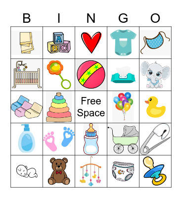 Alison's Baby Sprinkle! Bingo Card