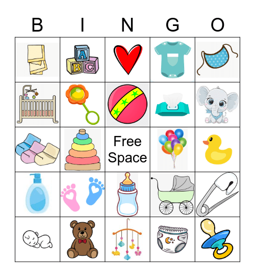 Alison's Baby Sprinkle! Bingo Card