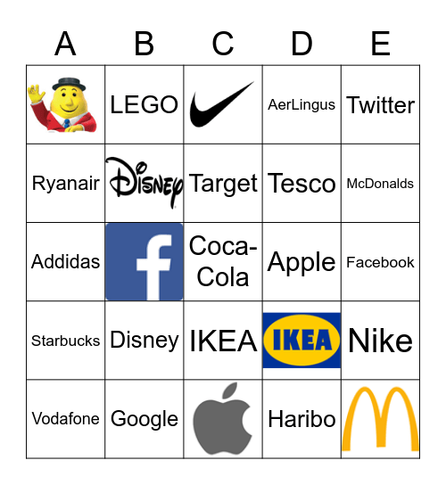 LOGO BINGO Card