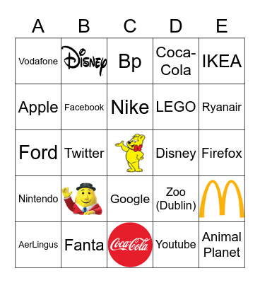 LOGO BINGO Card