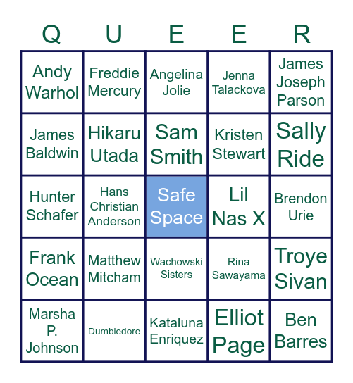 UTSC Queer Orientation Bingo Card