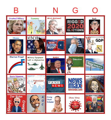 T  R  U  M  P            R  A  L  L  Y Bingo Card