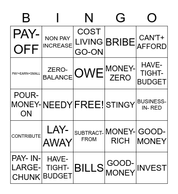 DEAF BINGO Card