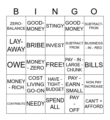 DEAF BINGO Card