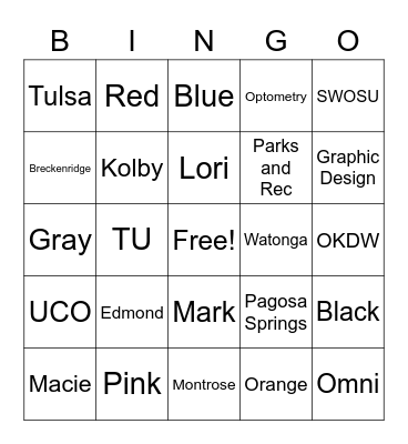 Christmas BINGO Card