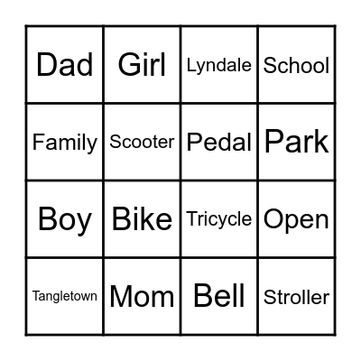Lyndale Open Streets Bingo! Bingo Card