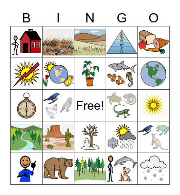 October 2021 Vocabulary Bingo Card