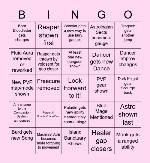 Live Letter Mochi Bingo Card