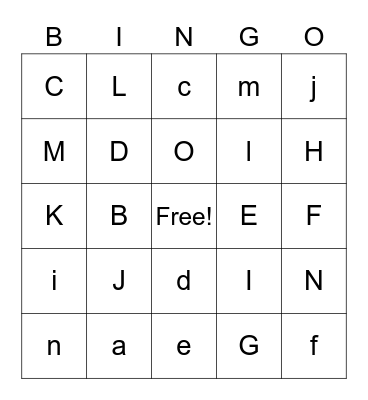School objects Bingo Card