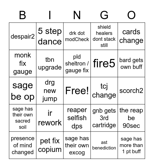 nobu likes kids Bingo Card