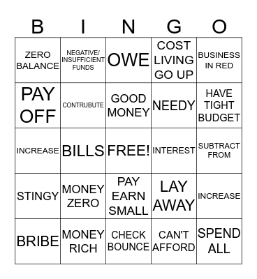 DEAF BINGO Card