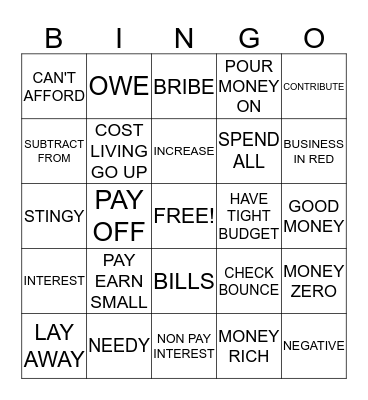 DEAF BINGO Card