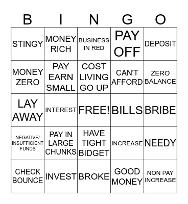 DEAF BINGO Card