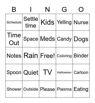 Comet Lounge Bingo Card