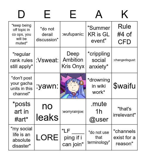 BINGO with Bernoulli Bingo Card