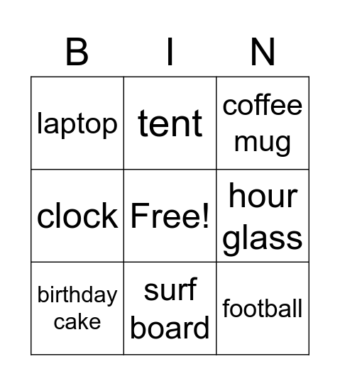 DMA Bingo Card