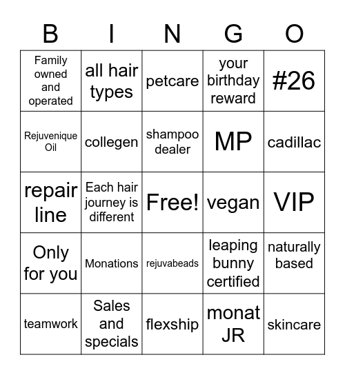 Monat Bingo Sept 2021 Bingo Card