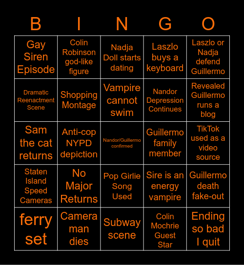 WWDITS Bingo Card