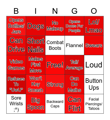 Top Bingo Card