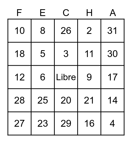 spanish-numbers-1-31-bingo-card