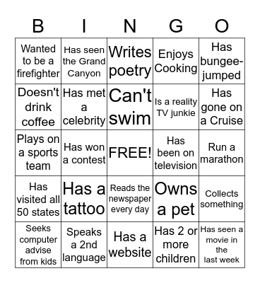 Disability Examiner Bingo Card