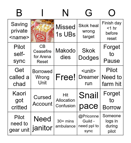 September CB Day 2 Bingo Card