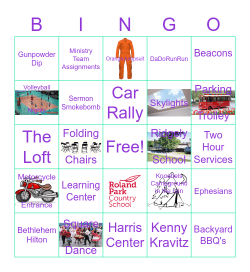 Grace Founders' Celebration Bingo Card