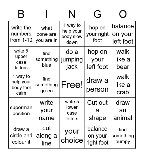 Get To Know You...Can You Bingo Card
