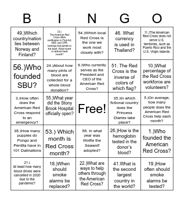 ARCC Bingo Card