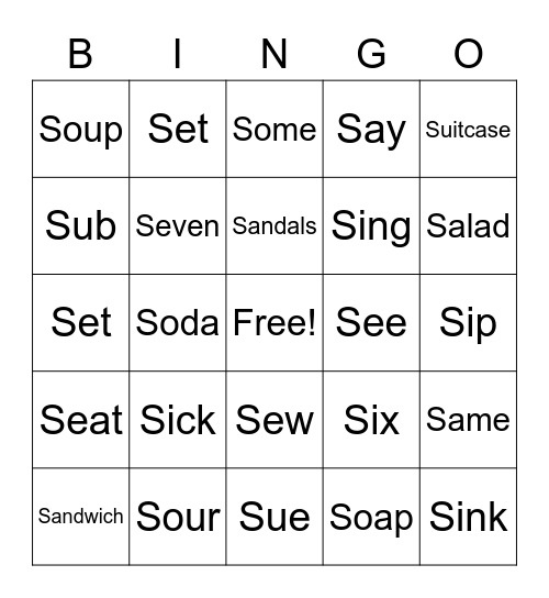 Breala's Bingo Card