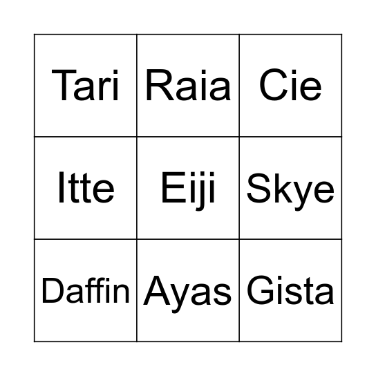 LALINGO with Nathan Bingo Card