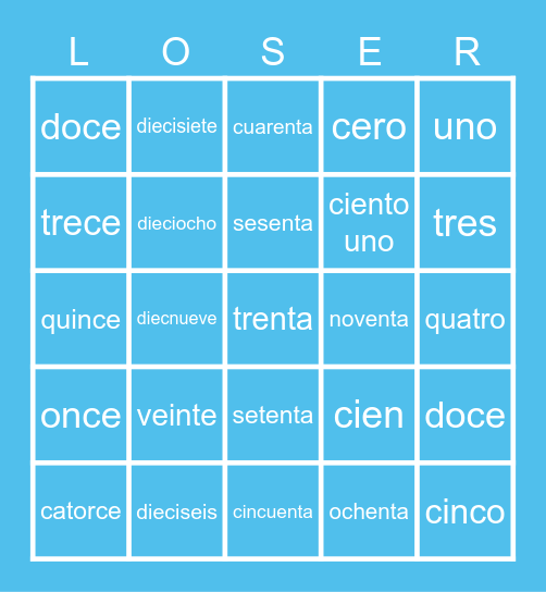 Deans Bingo Card Bingo Card