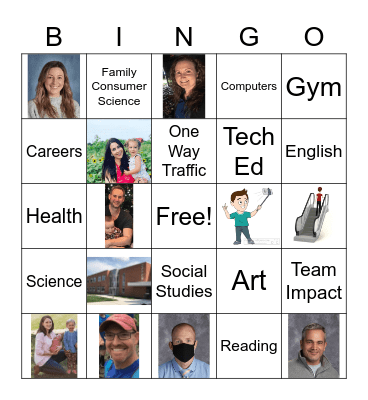 Team Impact 2021-22 Bingo Card