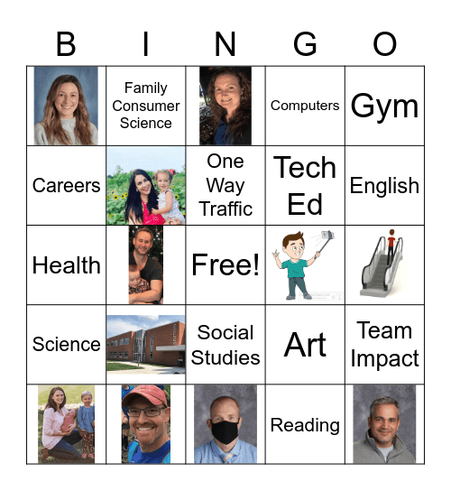 Team Impact 2021-22 Bingo Card