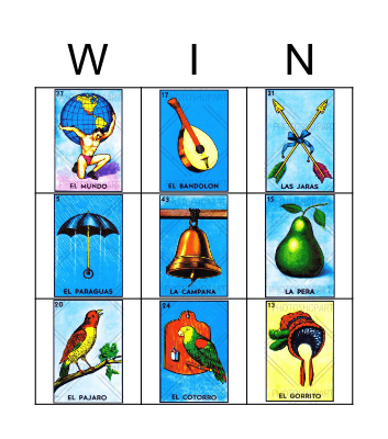 Loteria Personal Development Bingo Card